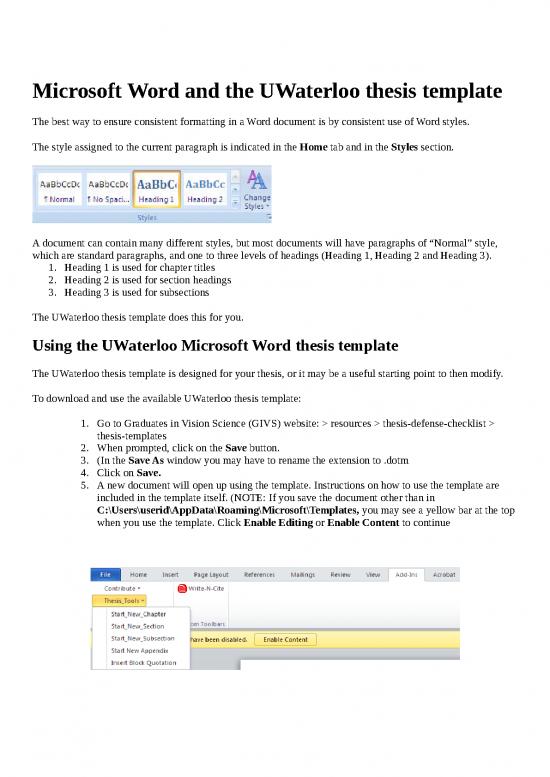 picture_Thesis Template And Word Formatting
