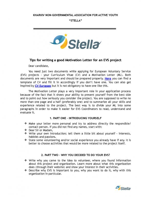 picture Letter Pdf 48006 | Tips For Writing A Good Motivation Letter