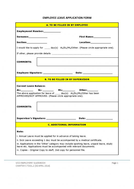 picture1_Application Format Pdf 48304 | Tool 2 Employee Leave Application Form