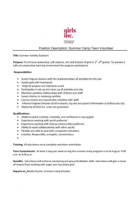 picture1_The Environment Pdf 48649 | Volunteerapplicationteensummer2011