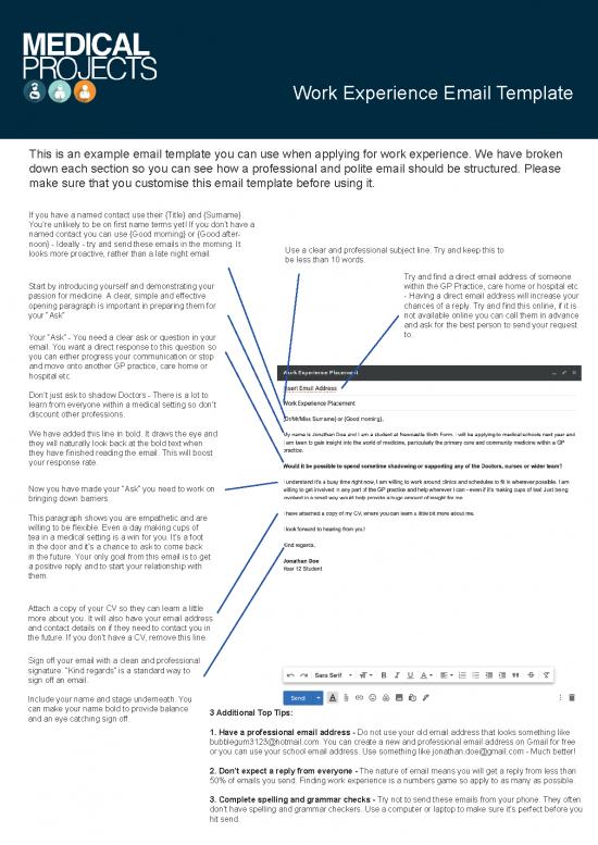 picture1_Professional Email Samples Pdf 47719 | Work Experience Email Template