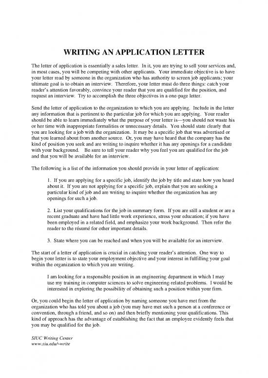 picture Letter Pdf 48343 | Writing An Application Letter