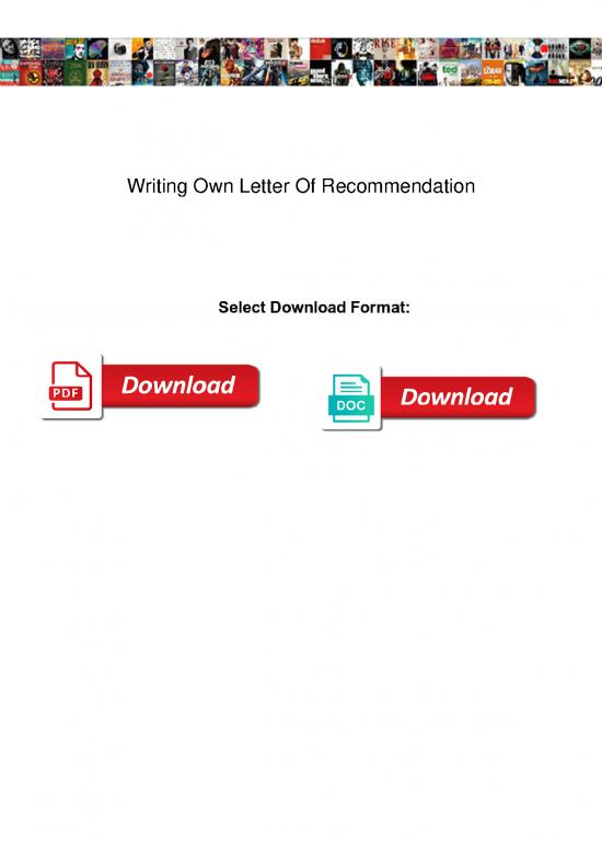 picture Letter Pdf 48159 | Writing Own Letter Of Recommendation