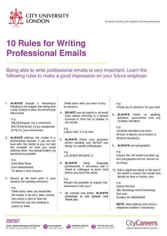 picture1_Email Writing Format Pdf 48492 | Writing Professional Emails