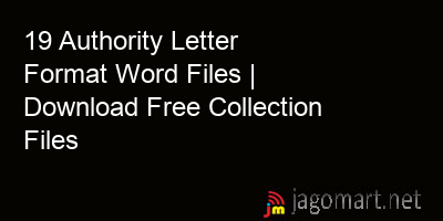 picture_19 Authority Letter Format Word Files | Download Free Collection Files