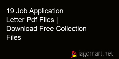 picture_19 Job Application Letter Pdf Files | Download Free Collection Files