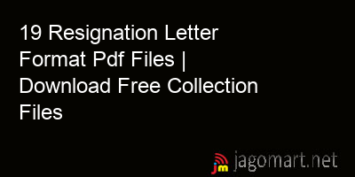 picture_19 Resignation Letter Format Pdf Files | Download Free Collection Files