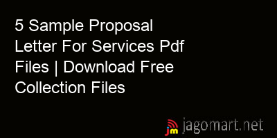 picture_5 Sample Proposal Letter For Services Pdf Files | Download Free Collection Files