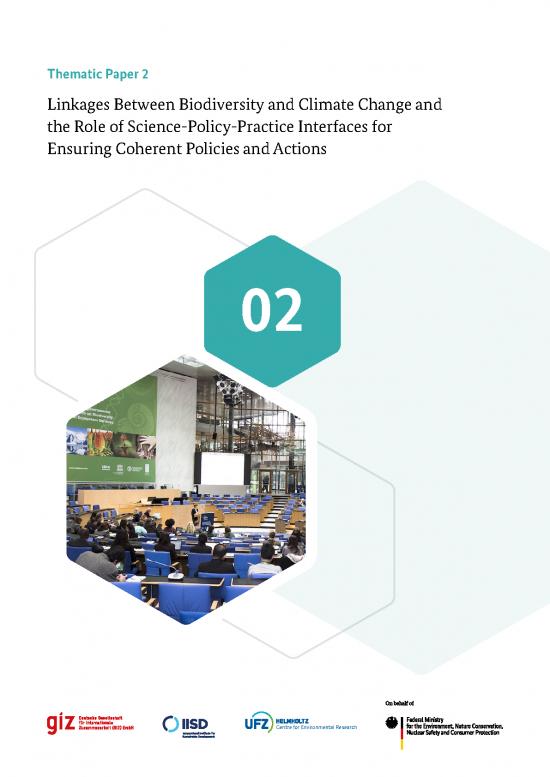 picture1_Research Pdf 50336 | 02 Thematic Paper Linkages Biodiv Climate Science Policy Practice Giz Iisd Ufz