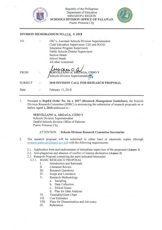 picture1_Sample Of Research Proposal Pdf 51908 | 1521009281division Memo 24 S 2018 Call For Research Proposal