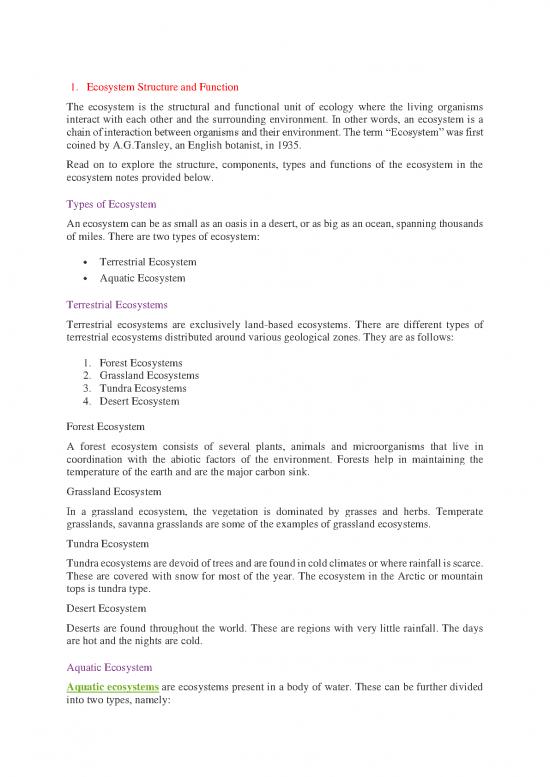 picture_Types Of Aquatic Ecosystem Pdf 49737 | 18bzo63c U2