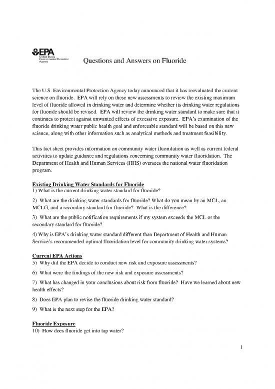 picture_Environmental Science Pdf 50649 | 2011 Fluoride Questionsanswers