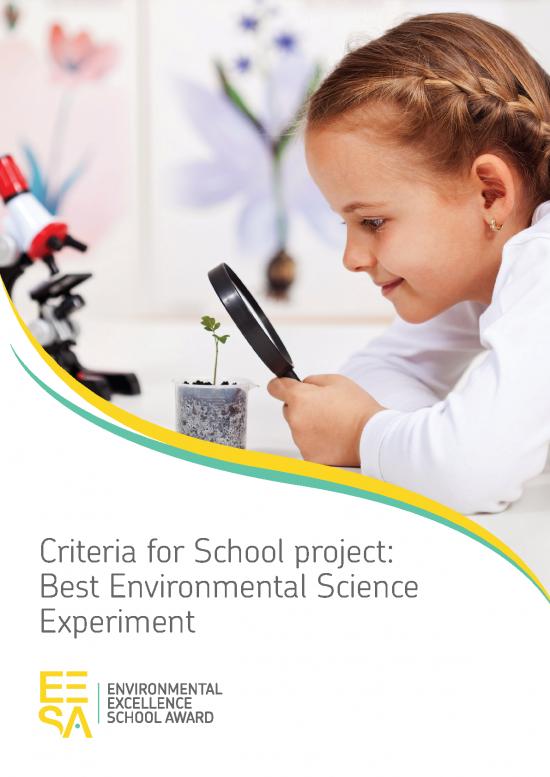 picture Research Pdf 50431 | 2018 Criteria For School Project   Best Environmental Science Experiment