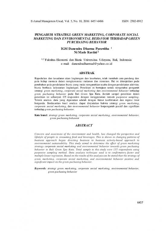 picture1_Environmental Marketing Pdf 49898 | 253884 Pengaruh Strategi Green Marketing Corpor 618ffb2f