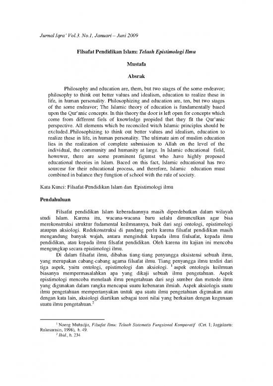 picture1_Filsafat Ilmu Pdf 51366 | 273956 Filsafat Pendidikan Islam Telaah Epistim D0cba79d
