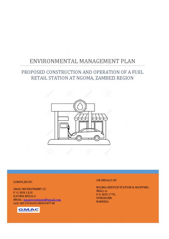 picture Environmental Management Act Pdf 49668 | 70 Appendix 4  Environmental Management Plan