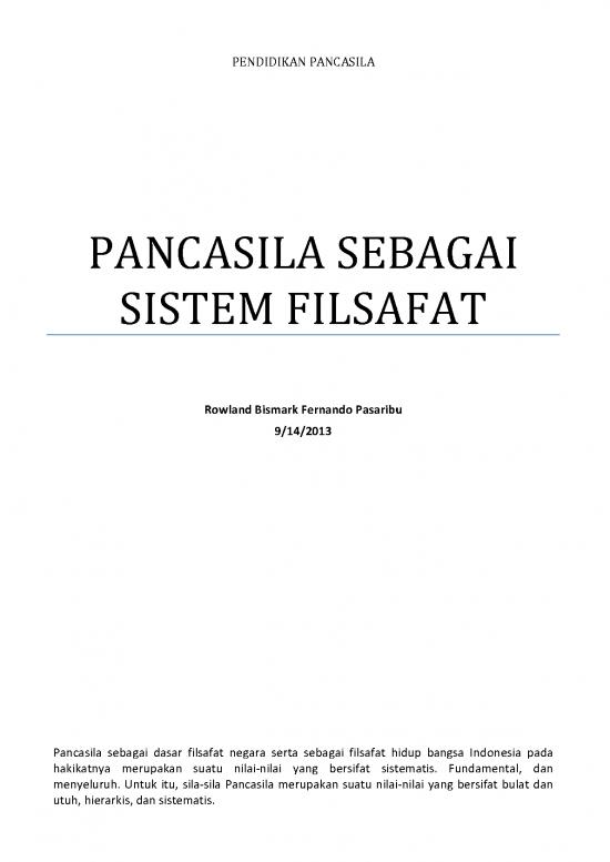 picture Filsafat Pdf 51555 | Bab 03 Pancasila Sebagai Sistem Filsafat