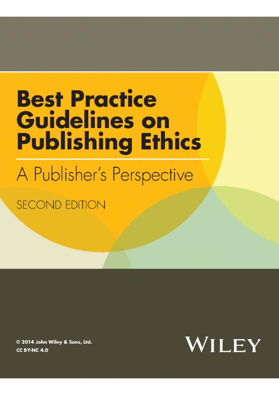picture Research Pdf 51087 | Best Practice Guidelines On Publishing Ethics 2ed