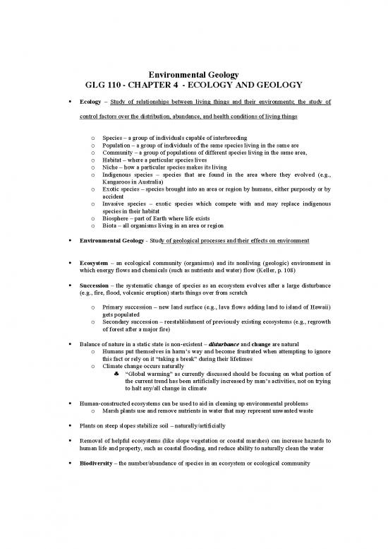 picture Environmental Ecology Pdf 50295 | Chapter 4 Ecology And Geology