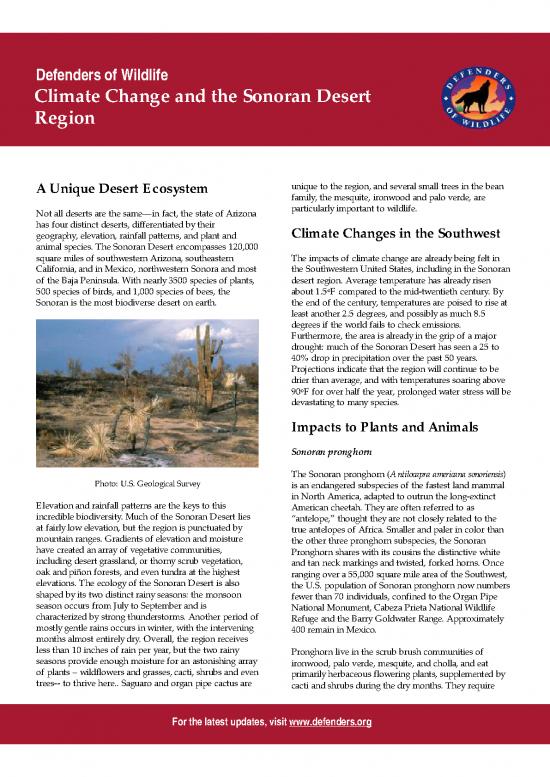 picture1_Ecosystem Pdf 50523 | Climate Change And The Sonoran Desert Region