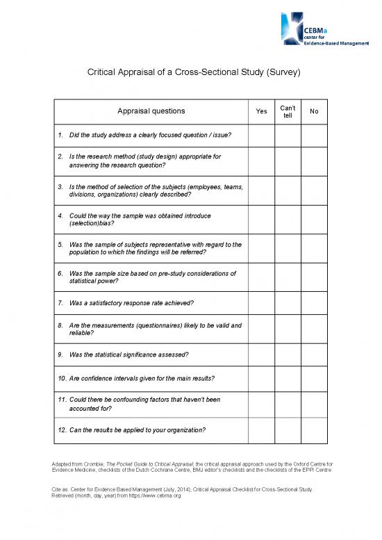 picture1_Research Pdf 51139 | Critical Appraisal Questions For A Cross Sectional Study July 2014 1