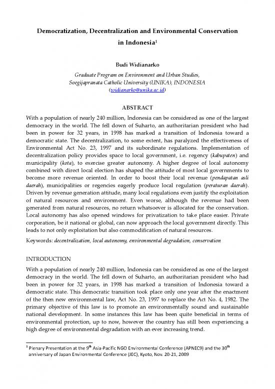 picture_The Environment Pdf 50195 | Democratization Evironment Widianarko