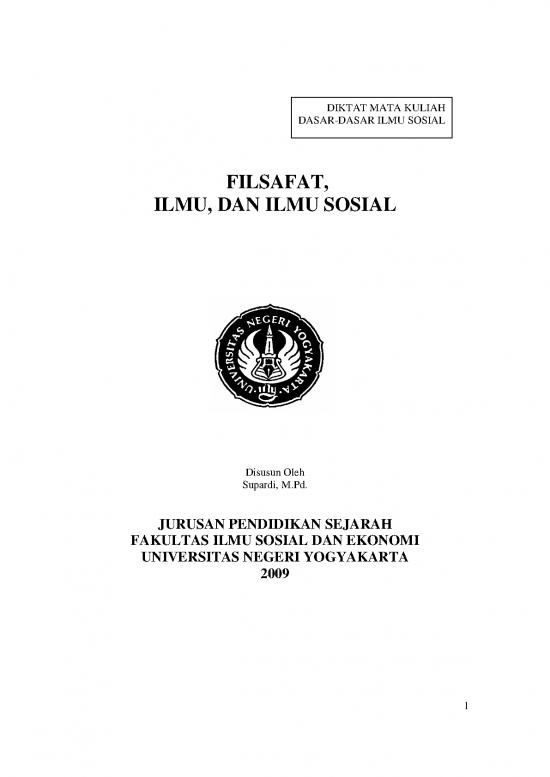 picture Filsafat Ilmu Pdf 51613 | Diktat Dasar Dasar Ilmu Sosial