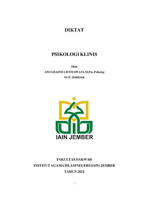 picture Psikolog Pdf 51209 | Diktat Psikologi Klinis