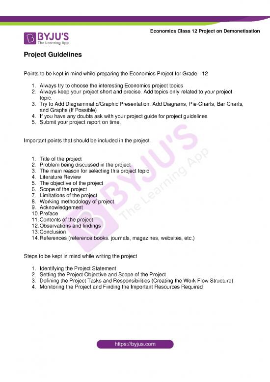 picture_Report Pdf 51011 | Economics Class 12 Project On Demonetisation