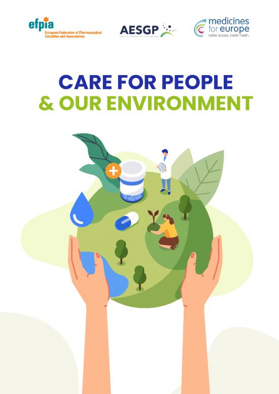 picture1_The Environment Pdf 50590 | Efpia Eps Brochure Care For People Our Environment