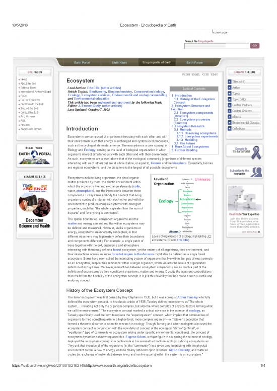 picture Research Pdf 49657 | Ellis Eoe Ecosystem 2008