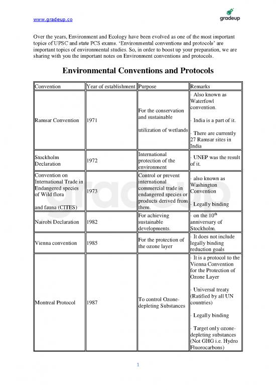 picture_The Environment Pdf 49469 | Environment Conventions And Protocols English