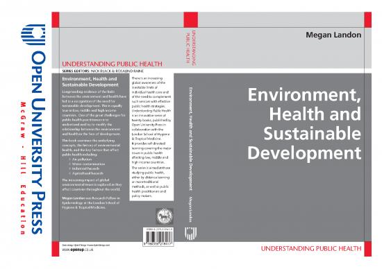 picture The Environment Pdf 50071 | Environment Health And Sustainable Development Understanding Public Health
