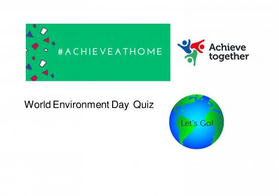 picture1_The Environment Pdf 50333 | Environment Quiz