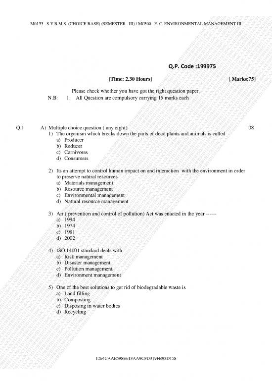 picture Environmental Management Act Pdf 50539 | Environmental Management Iii Sem   Iii