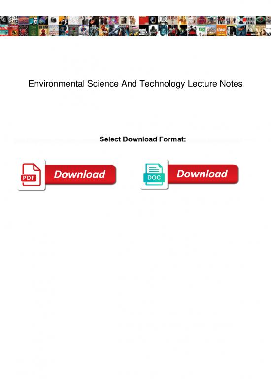 picture1_Environmental Notes Pdf 50321 | Environmental Science And Technology Lecture Notes