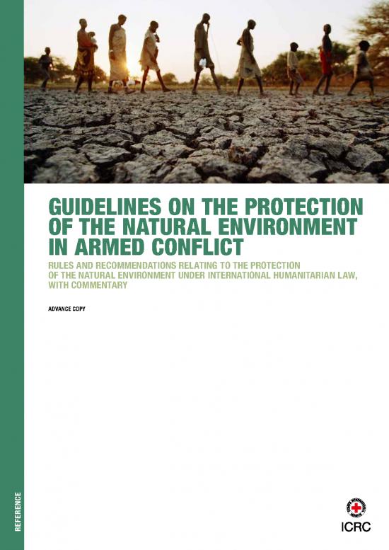 picture The Environment Pdf 50764 | Guidelines On The Protection Of The Natural Environment In Armed Conflict Advance Copy