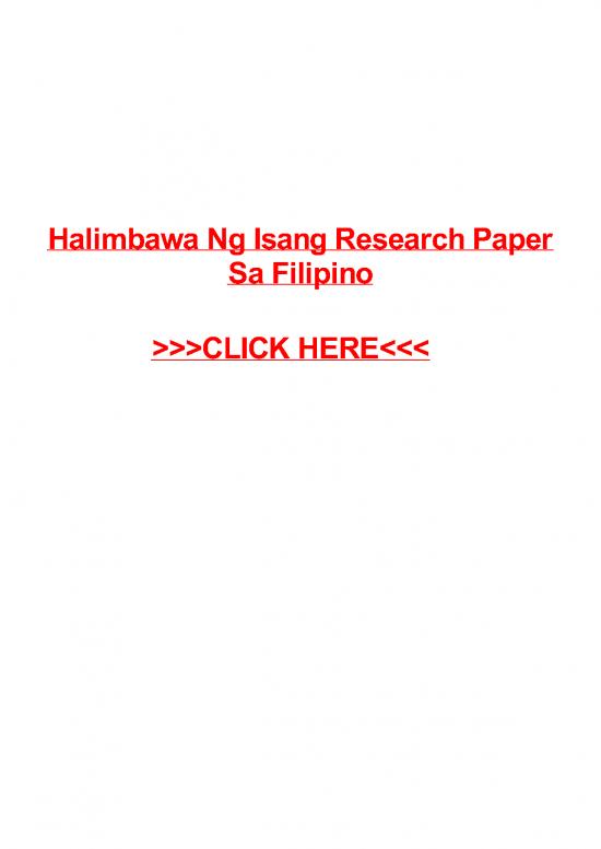 picture Research Pdf 51893 | Halimbawa Ng Isang Research Paper Sa Filipino