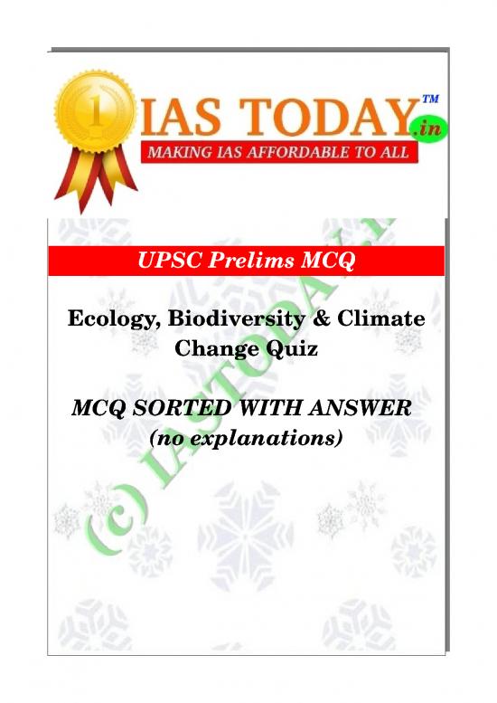 picture1_River Flows In You Pdf 49782 | Iastoday Eco Env Quiz