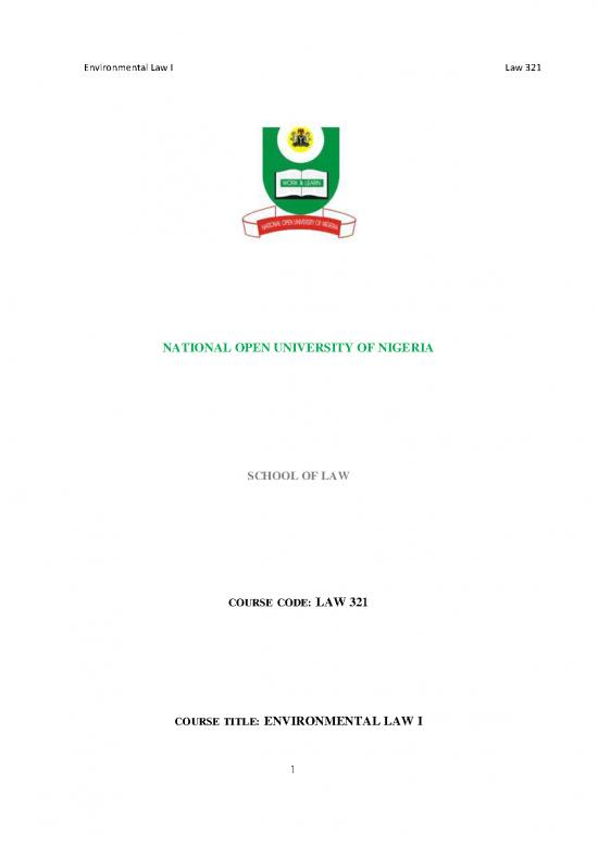 picture_The Environment Pdf 49986 | Law 321 Environmental Law 1