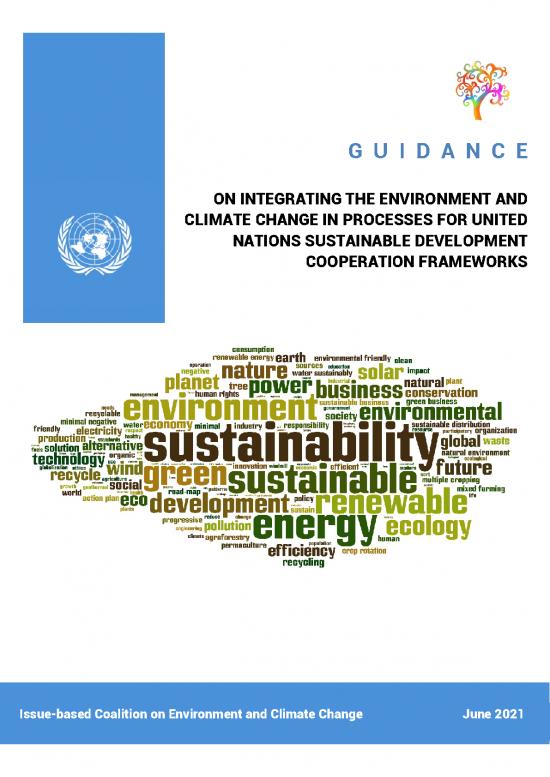 picture1_The Environment Pdf 50249 | Mainstreaming Guidance 2021