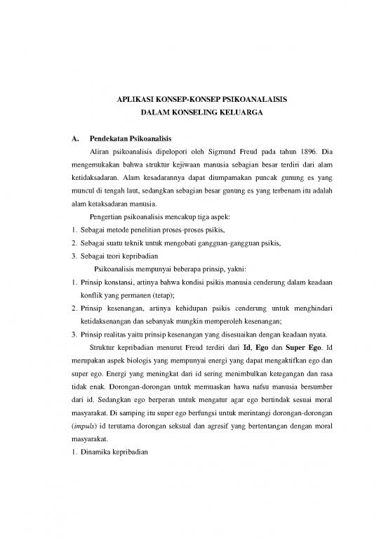 picture Pengertian Psikoanalisis 51302 | Makalah Ke 2 Bk Kluarga