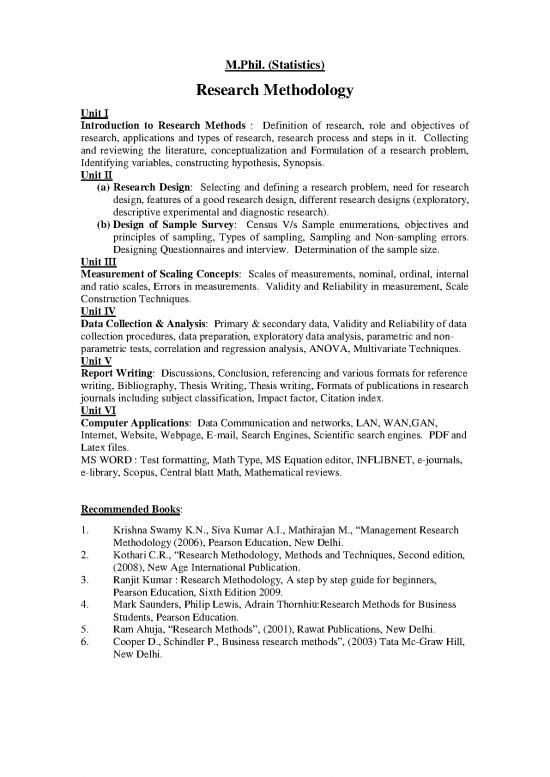 picture_Research Methodology Pdf 51137 | Mphil Stats Research Methodology Part1