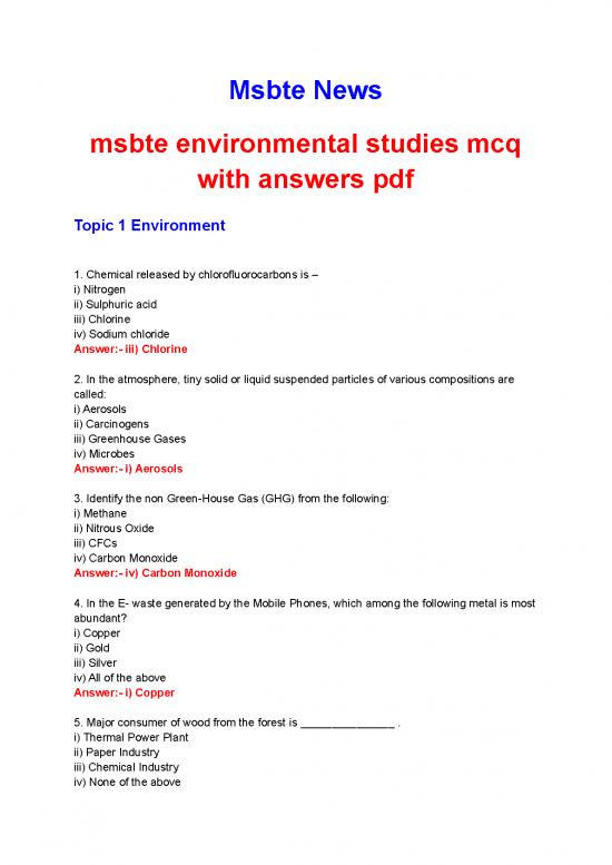 picture1_The Environment Pdf 49936 | Msbte Environmental Studies Mcq With Answers Pdf