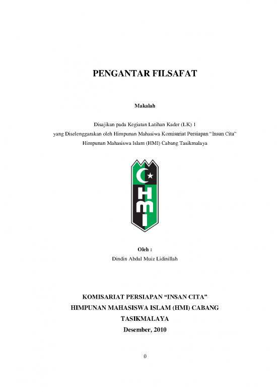 picture Filsafat Pdf 51307 | Pengantar Filsafat  (lk 1 Hmi Upi Kampus Tasikmalaya)