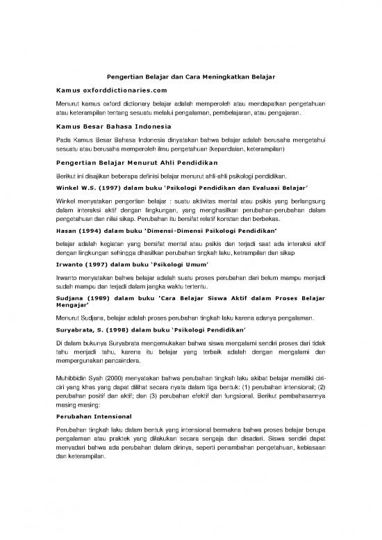 picture Psikologi Pdf 51424 | Pengertian Belajar Dan Cara Meningkatkan Belajar