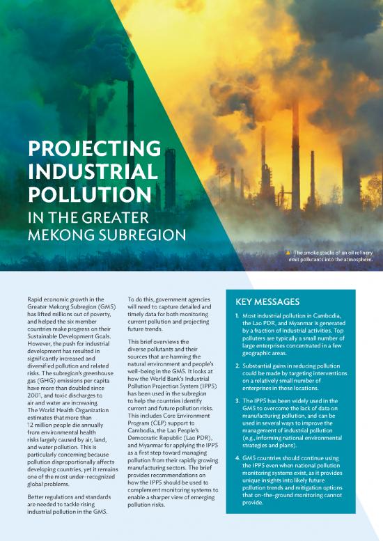 picture The Environment Pdf 50356 | Projecting Industrial Pollution Gms