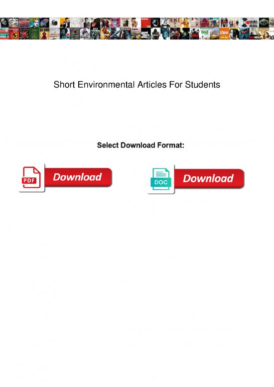 picture Environmental Pollution Pdf 50477 | Short Environmental Articles For Students