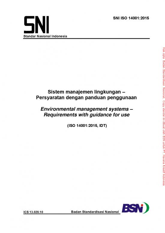 picture_Environmental Management Pdf 49940 | Sni Iso 14001 2015 Sistem Manajemen Lingkungan &ndash; Persyaratan Dengan Panduan Penggunaan