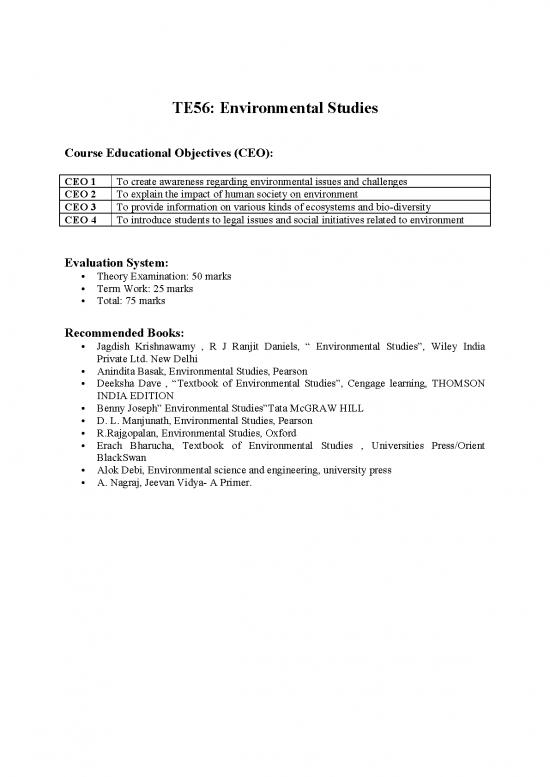picture Environmental Engineering Textbook 49700 | Te56 Es